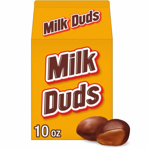 MILK DUDS Chocolate and Caramel Candy Box