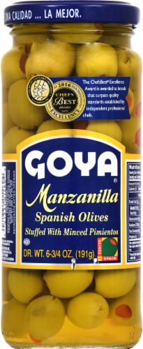 Goya Manzanilla Spanish Olives Stuffed with Minced Pimientos