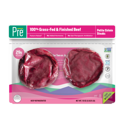 Pre® 100% Grass-Fed & Grass Finished Beef Petite Sirloin Steaks