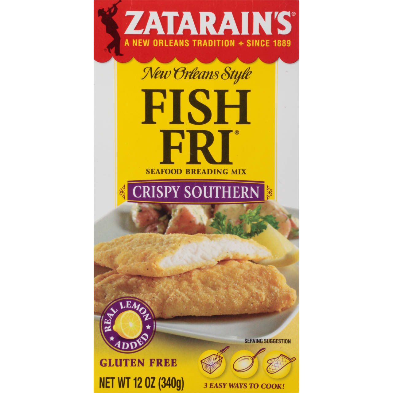 Zatarain's Crispy Southern Fish Fri, 12 oz