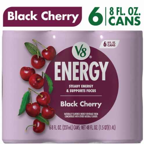 V8 Energy® Black Cherry Energy Drink Cans