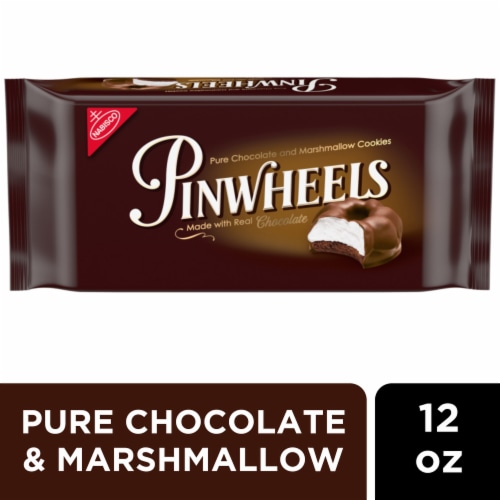 Pinwheels Pure Chocolate & Marshmallow Wafer Cookies