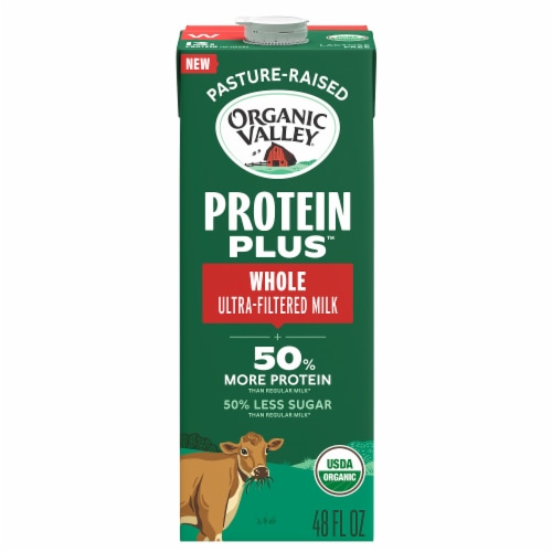 Organic Valley® Protein Plus™ Organic Whole Ultra-Filtered Milk, 48 oz
