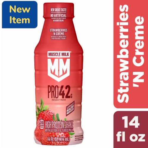 Muscle Milk® Pro Strawberries ‘N Creme High Protein Shake Bottle