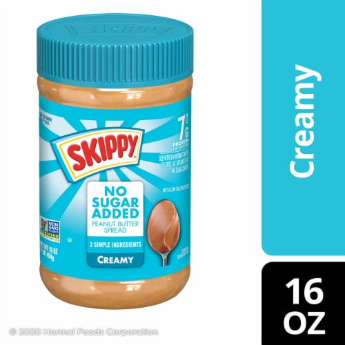 Skippy® No Sugar Added Creamy Peanut Butter