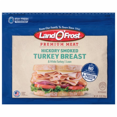 Land O’Frost Premium Lunch Meat Hickory Smoked Turkey Breast 14 oz