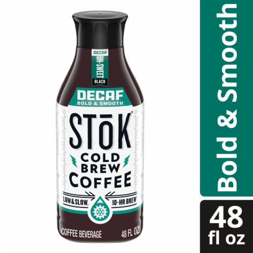 SToK Bold & Smooth Unsweetened Decaf Cold Brew Coffee Bottle