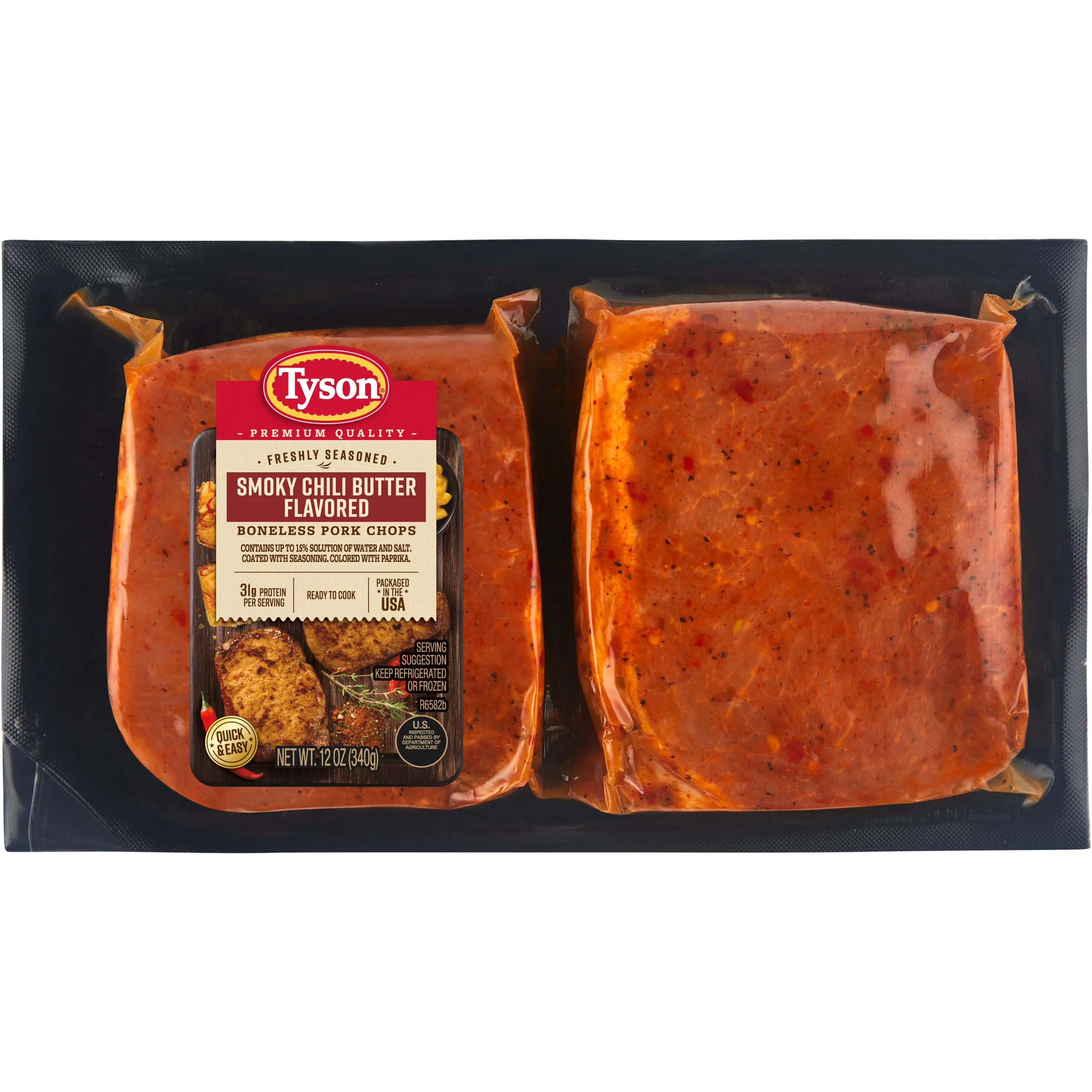 Tyson Smokey Chili Butter Pork Chops