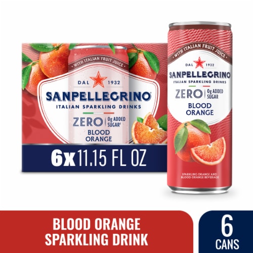 Sanpellegrino Crafted Soda Italiana Blood Orange Zero Added Sugar