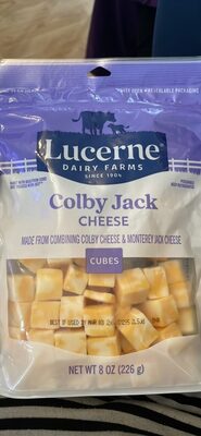 LUCERNE CHEESE COLBY JACK CUBES 8OZ