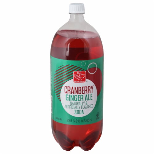 Harris Teeter Cranberry Ginger Ale Soda