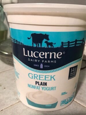 LUCERNE PLAIN NONFAT GREEK YOGURT