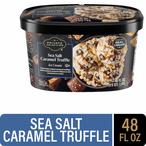 Private Selection® Sea Salt Caramel Truffle Ice Cream Tub