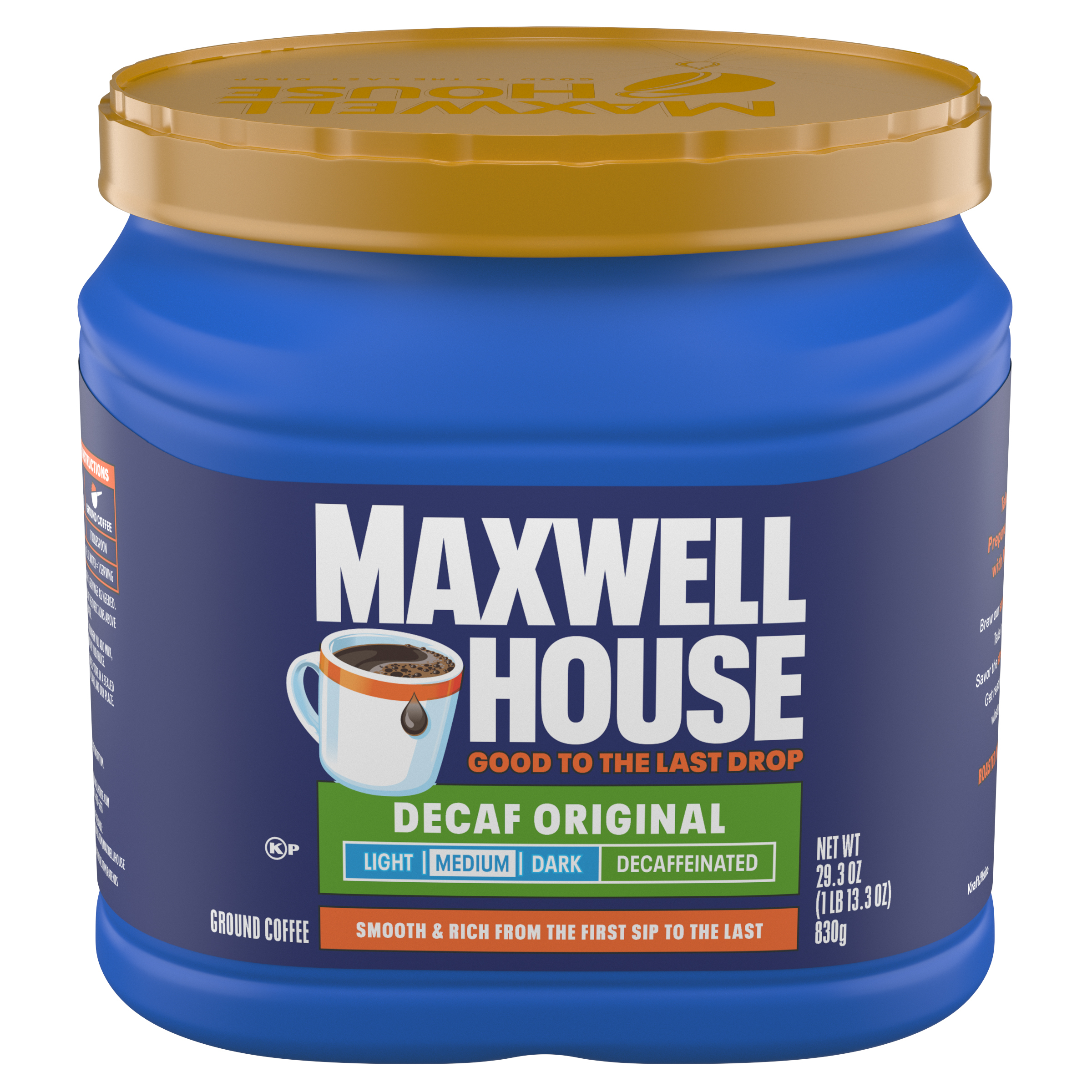 The Original Roast Decaffeinated Medium Roast Ground Coffee
