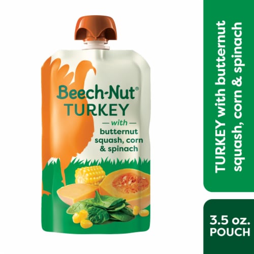 Beech-Nut Turkey Stage 2 Baby Food, Turkey Butternut Squash Corn & Spinach