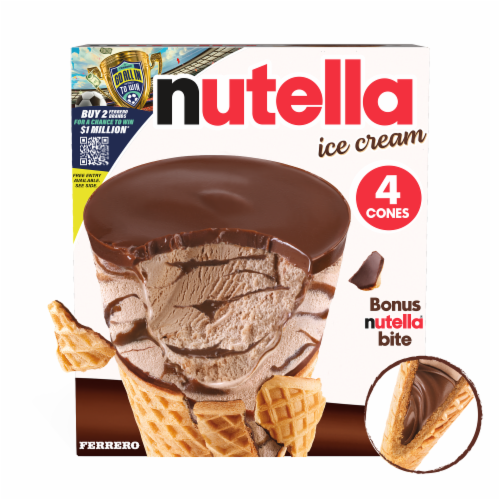 Nutella Ice Cream Cones