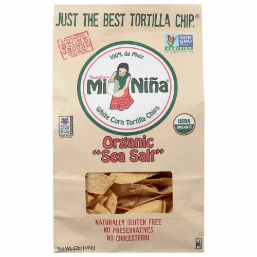 Mi Nina® Sea Salt White Corn Tortilla Chips