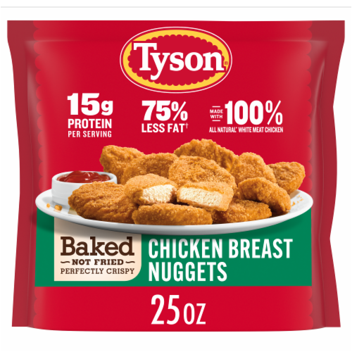 Tyson Frozen Baked Chicken Breast Nuggets