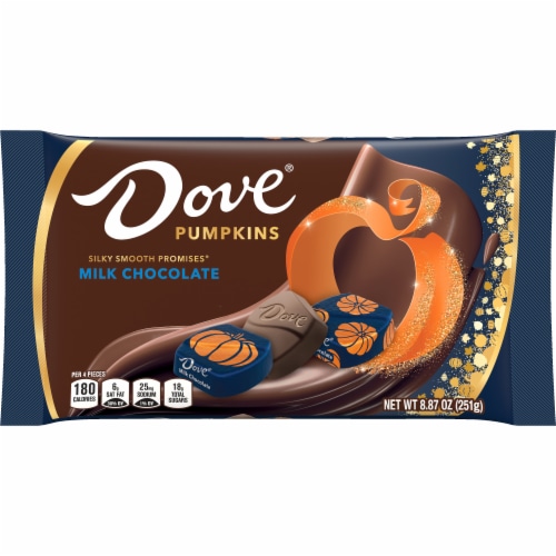 Dove Promises Milk Chocolate Pumpkins Fall Halloween Candy Bag