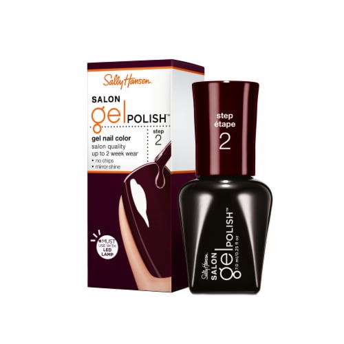 Sally Hanson® Salon Gel Polish™ Pat on the Black Step 2 Gel Nail Color