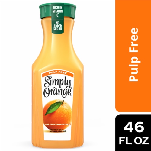 Simply® Pulp-Free Orange Juice Bottle