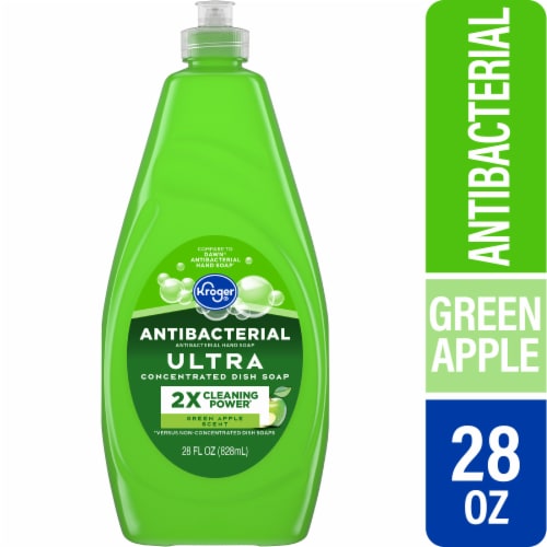 Kroger® Ultra Concentrated Antibacterial Liquid Dish Soap Green Apple Scent
