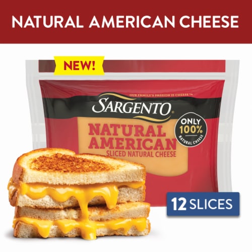 8 oz Sargento Natural American 12 Slices Interleaved