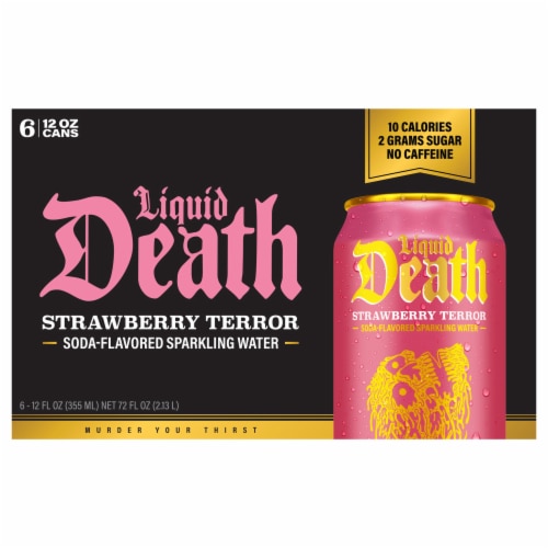Liquid Death Strawberry Terror Sparkling Water