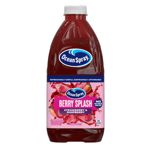 Ocean Spray® Berry Splash – Strawberry & Raspberry 50.7 fl oz Bottle