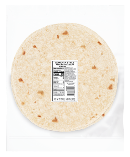 Deli Style Flour Tortillas Sonora Style 12"
