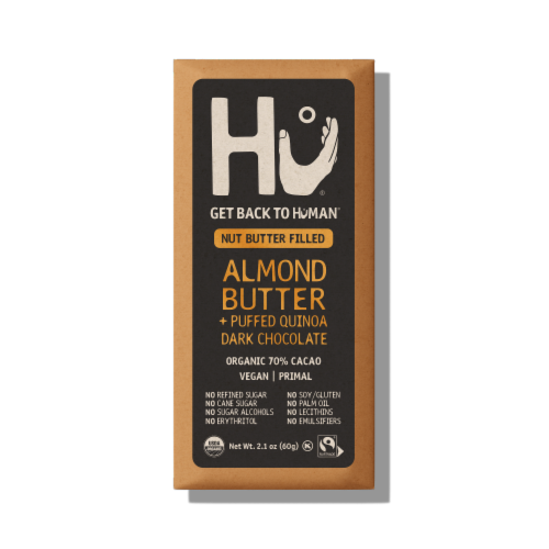 Hu® Almond Butter + Puffed Quinoa Chocolate Candy Bar
