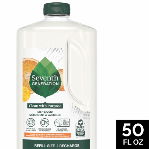 Seventh Generation Clementine Zest Lemongrass Dish Liquid Soap