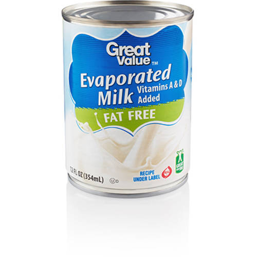 Great Value Fat Free Evaporated Milk