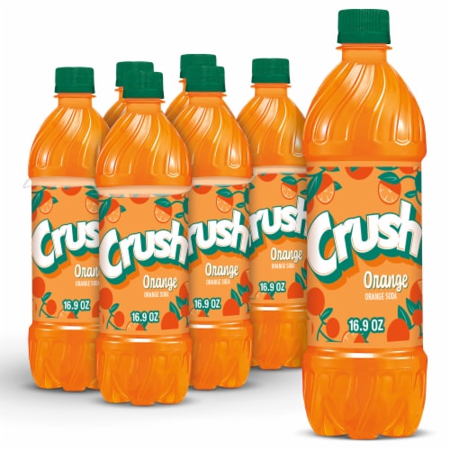 Crush Orange Caffeine Free Soda Bottles