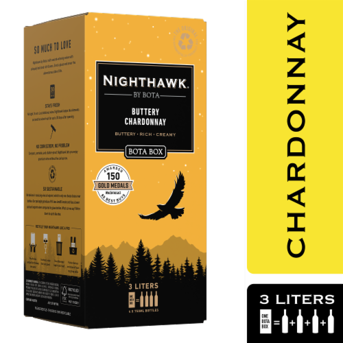 Nighthawk by Bota Box Buttery Chardonnay White Wine