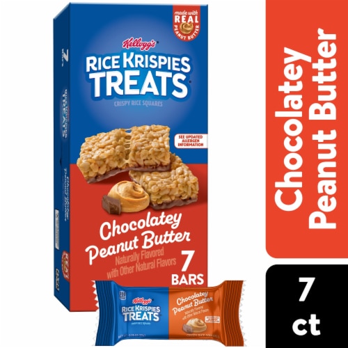 Rice Krispies Treats® Chocolatey Peanut Butter Crispy Rice Squares