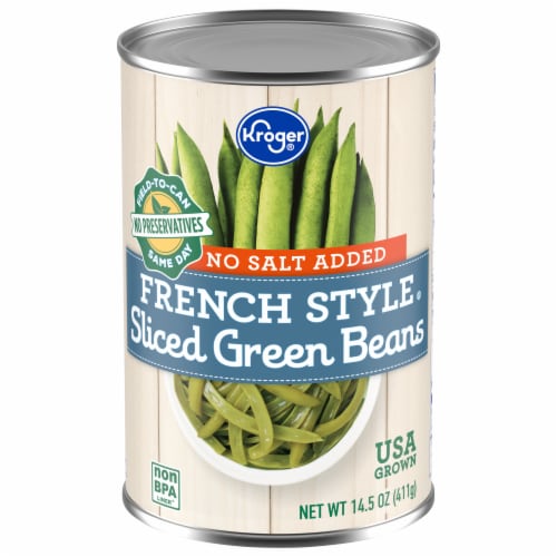Kroger® No Salt Added French Style Sliced Green Beans