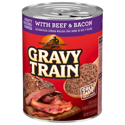 Gravy Train™ Meaty Ground Dinner With Beef & Bacon Wet Dog Food
