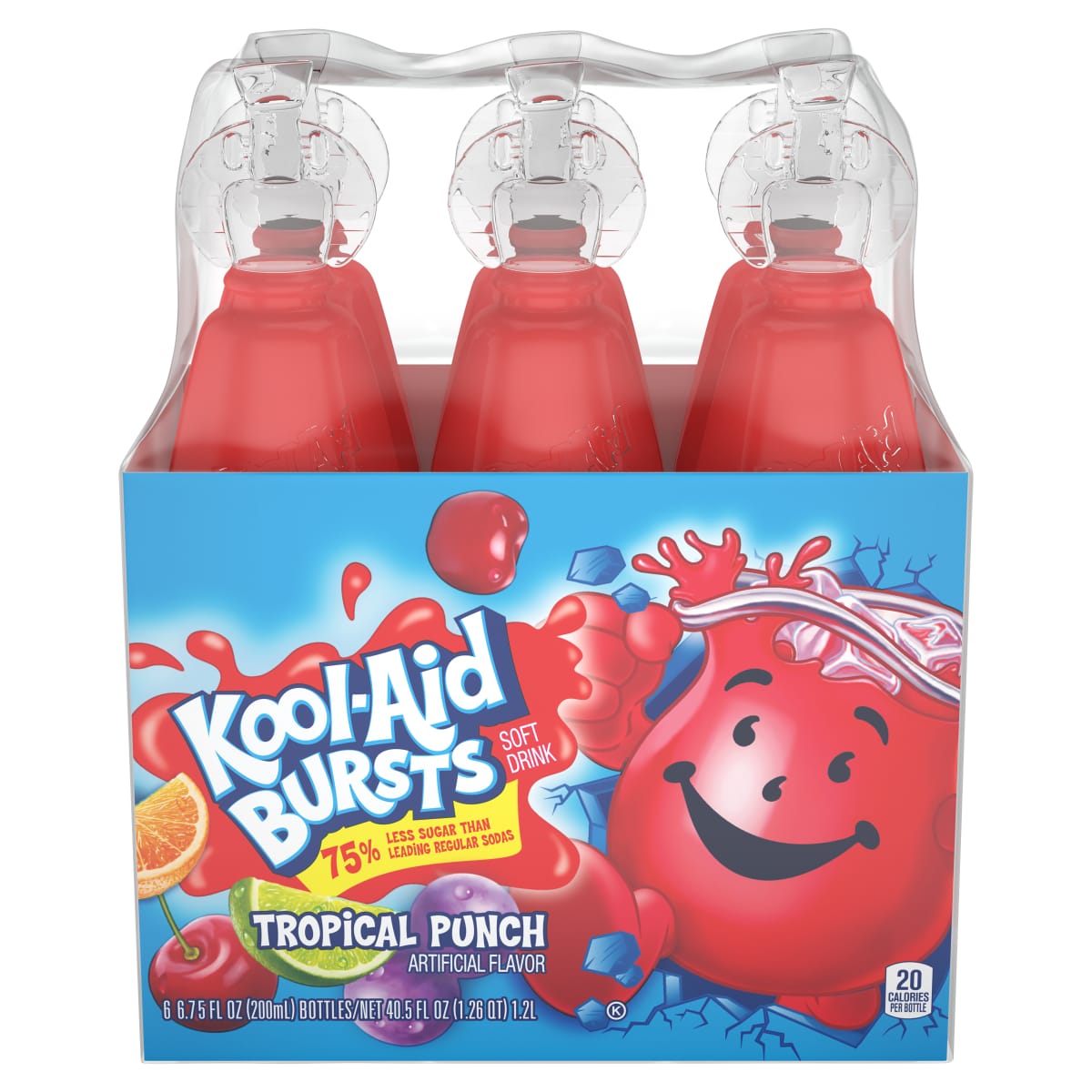 Bursts Tropical Punch Artificially Flavored Soft Drink