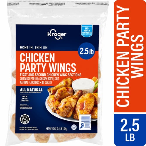 Kroger® Raw Frozen Bone In Skin On Chicken Wings