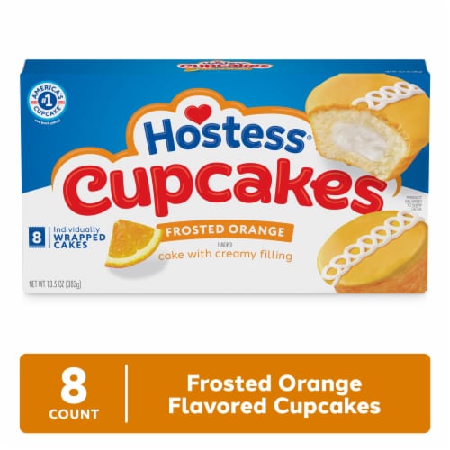 Hostess Cupcakes, Orange Flavored Snack Cakes
