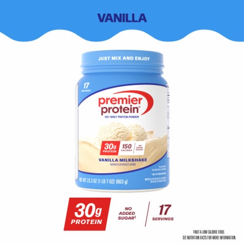 Premier Protein Vanilla Milkshake Whey Protein Powder