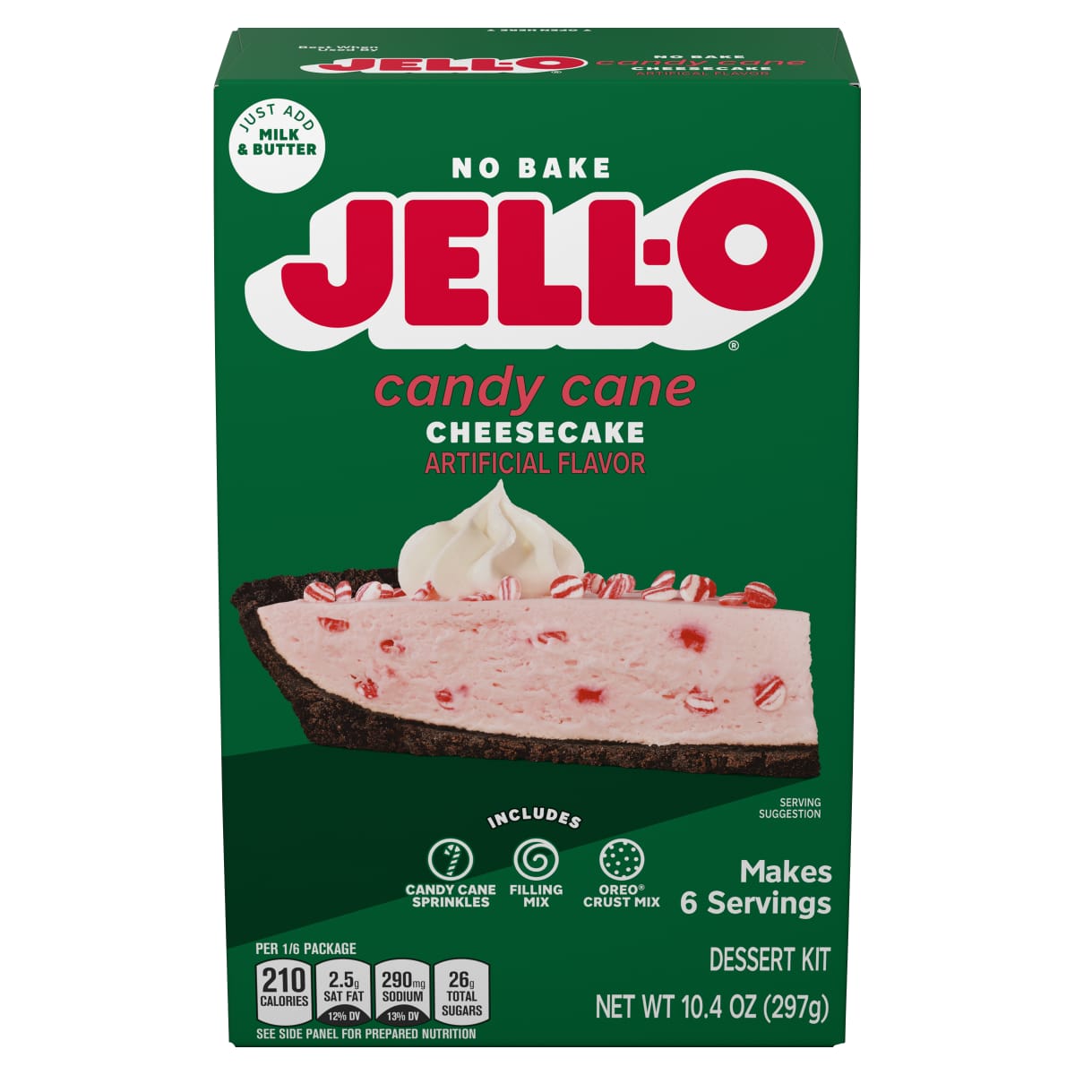 Candy Cane Cheesecake Dessert Kit