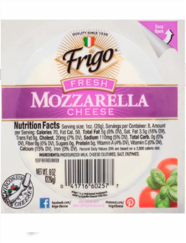 FRIGO BALL FRESH MOZZARELLA 8 oz