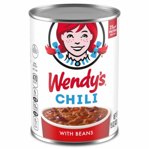 Wendy's Chili With Beans, Canned Chili
