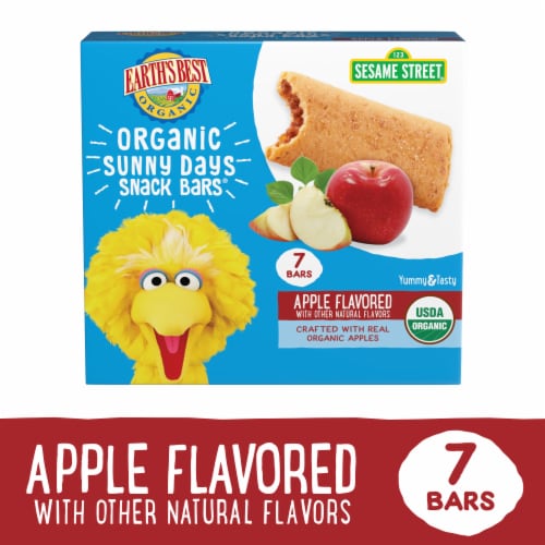 Earth's Best Organic Sunny Days Snack Bars, 2+ Years Up, Apple & Other Natural Flavors
