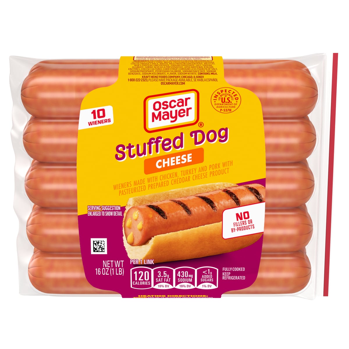 Cheese Stuffed Hot Dogs
