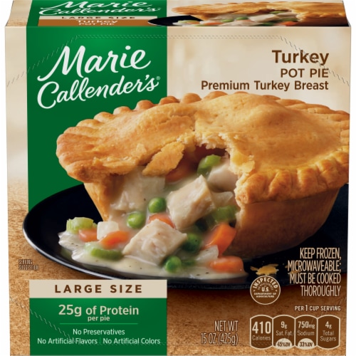 Marie Callender's Turkey Pot Pie Large Frozen Meal