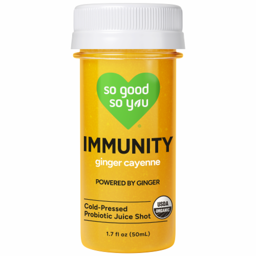 So Good So You® Immunity Ginger Cayenne Probiotic Wellness Shot
