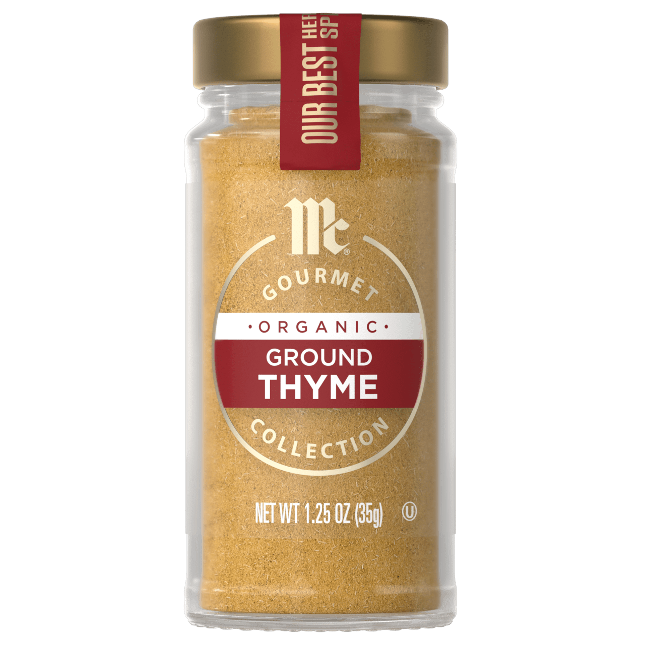 McCormick Gourmet Organic Ground Thyme, 1.25 oz